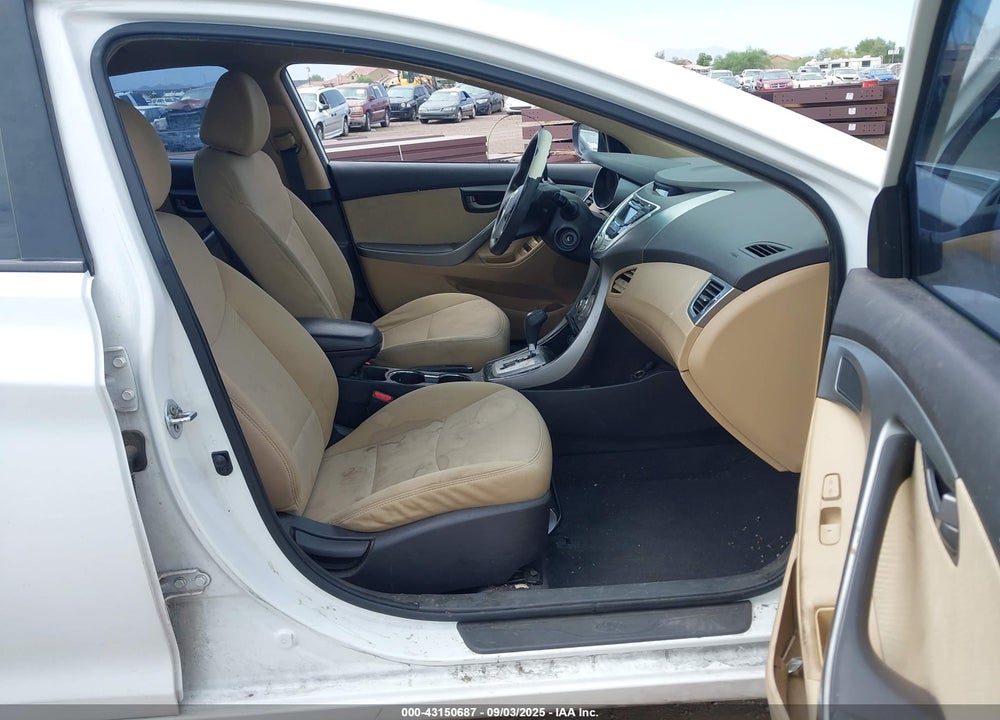 2012 HYUNDAI ELANTRA GLS VIN: 5NPDH4AEXCH147865