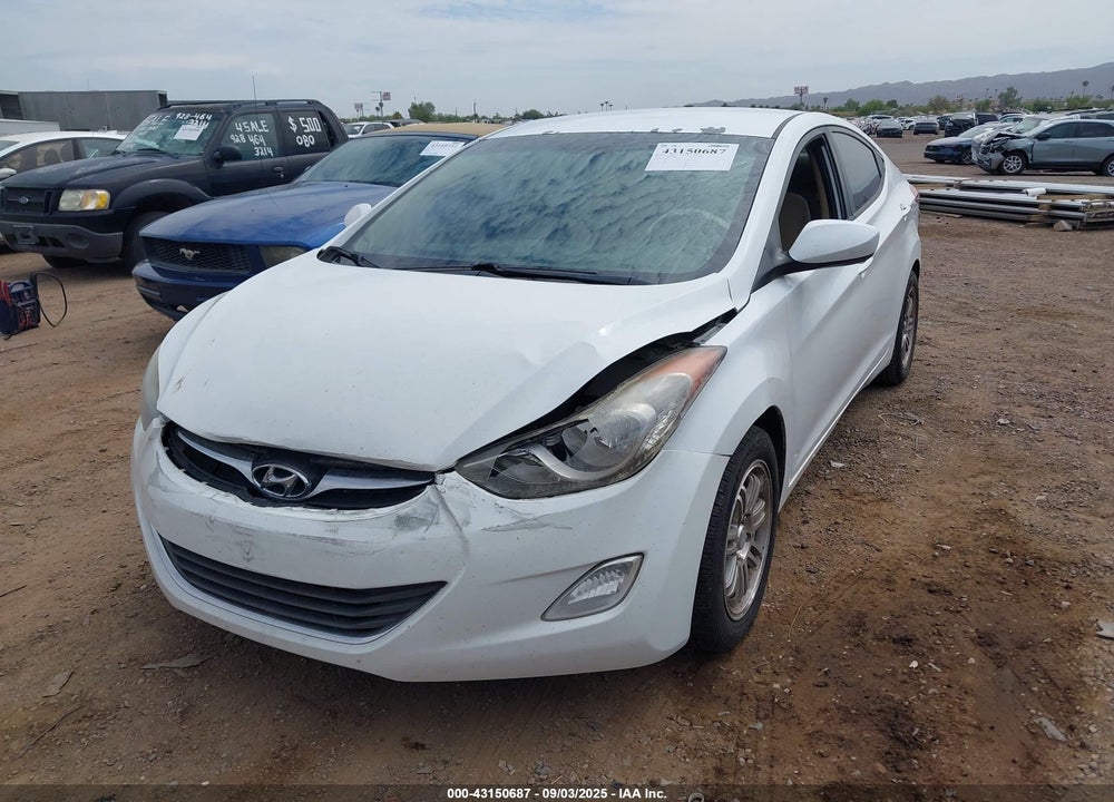 2012 HYUNDAI ELANTRA GLS VIN: 5NPDH4AEXCH147865