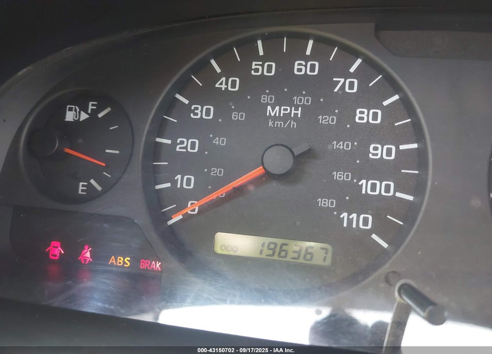 2000 NISSAN XTERRA SE/XE VIN: 5N1ED28T5YC521600