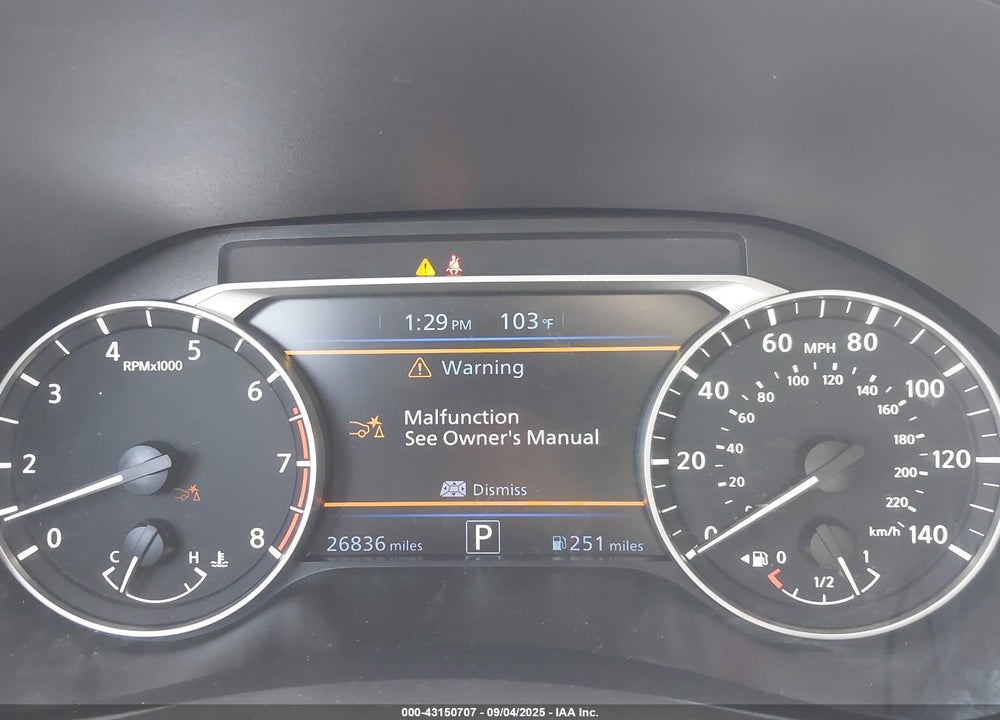2024 NISSAN ALTIMA VIN: 1N4BL4DV8RN398545