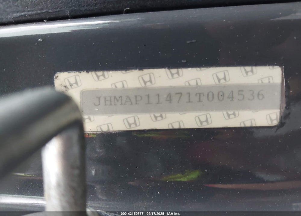 2001 HONDA S2000 VIN: JHMAP11471T004536