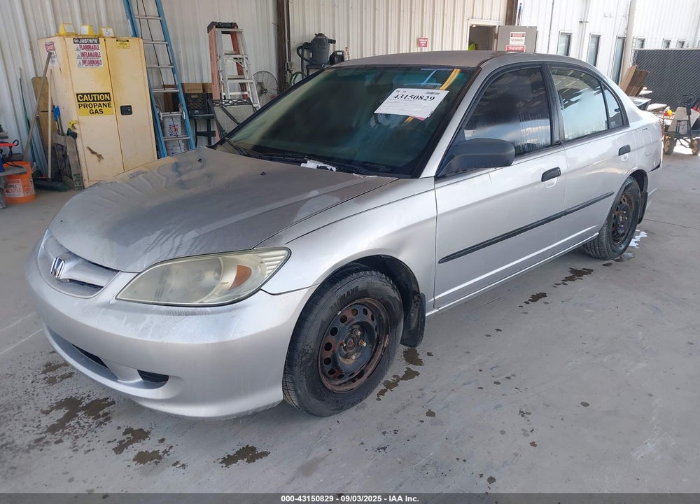 2005 HONDA CIVIC VP VIN: 2HGES16365H556857