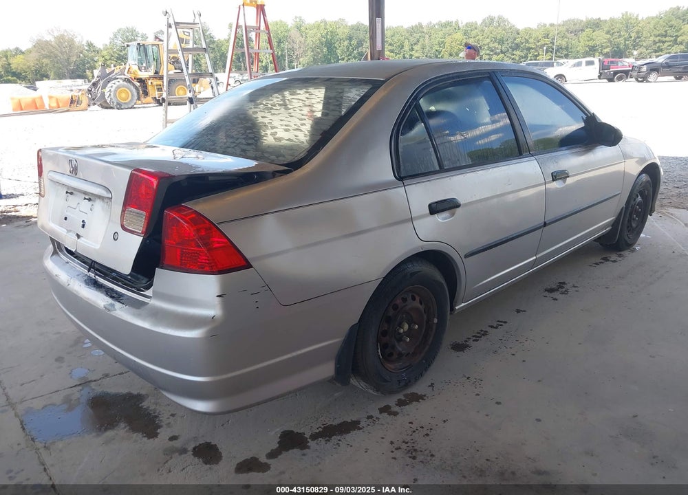 2005 HONDA CIVIC VP VIN: 2HGES16365H556857