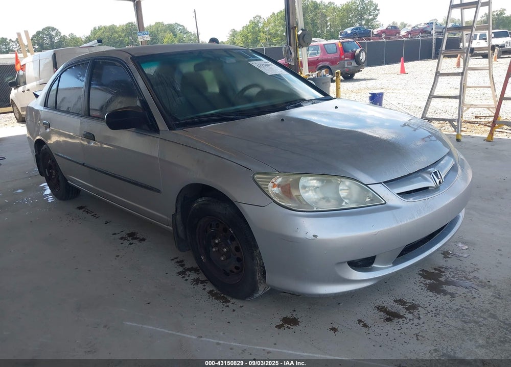 2005 HONDA CIVIC VP VIN: 2HGES16365H556857