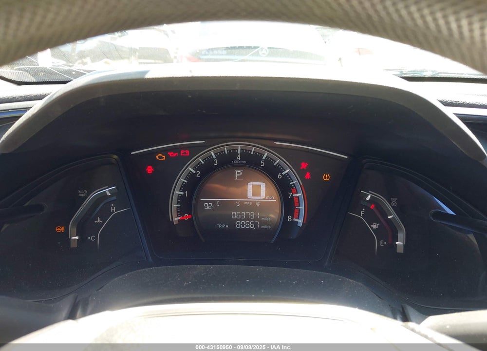 2017 HONDA CIVIC VIN: 2HGFC2F57HH505977