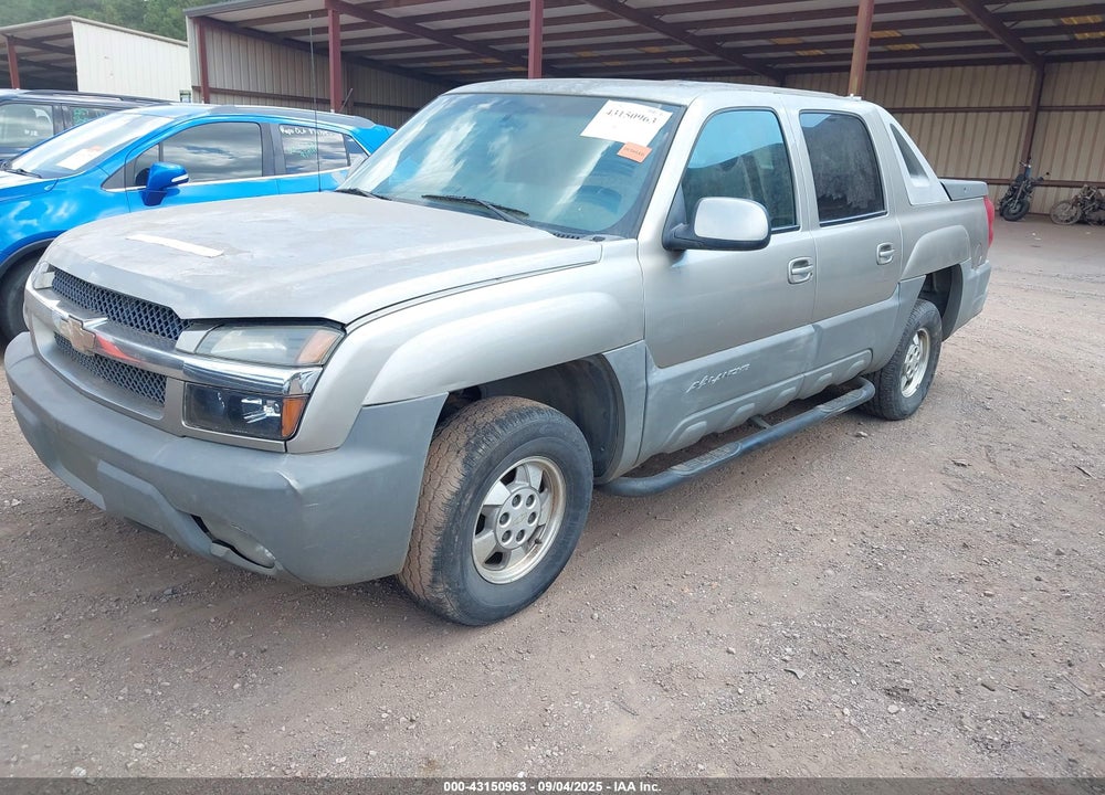 2002 CHEVROLET AVALANCHE 1500 VIN: 3GNEC13T72G208620