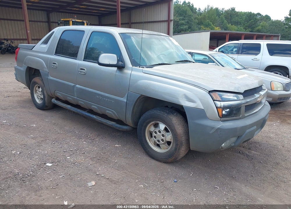 2002 CHEVROLET AVALANCHE 1500 VIN: 3GNEC13T72G208620