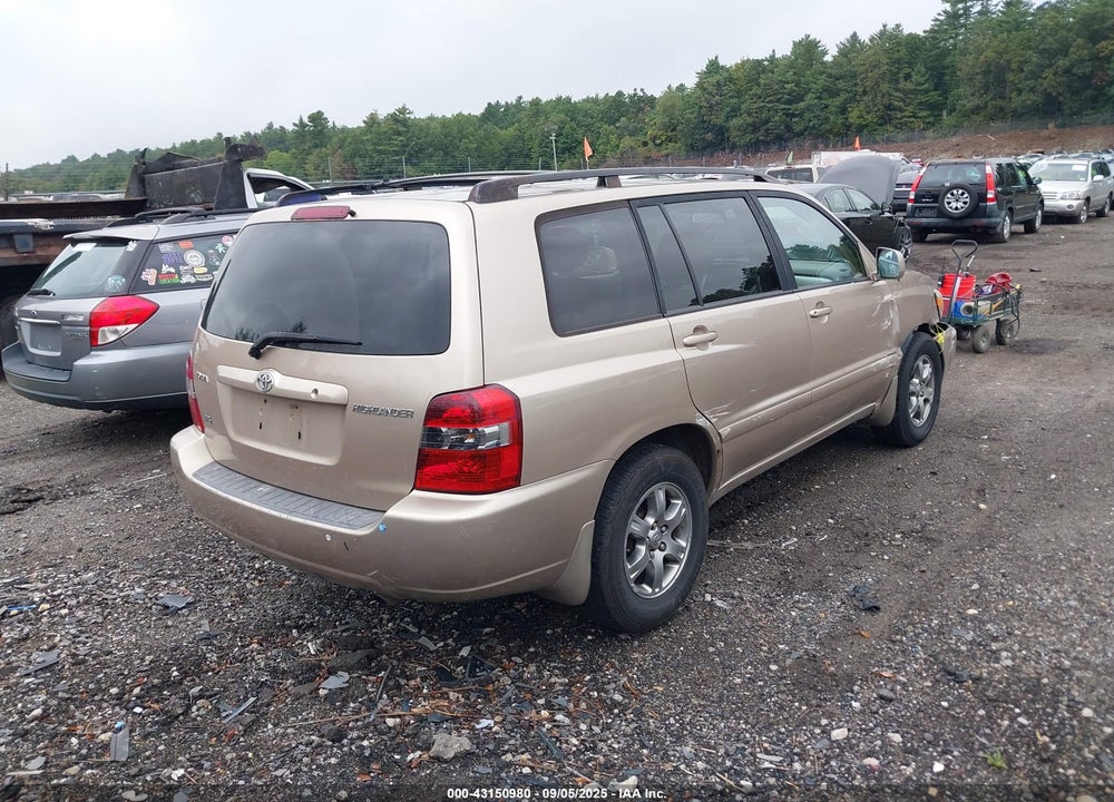 2006 TOYOTA HIGHLANDER V6 VIN: JTEDP21A560094011