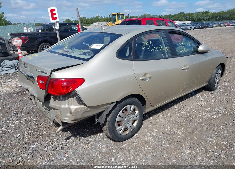 2010 HYUNDAI ELANTRA VIN: KMHDU4AD6AU866399