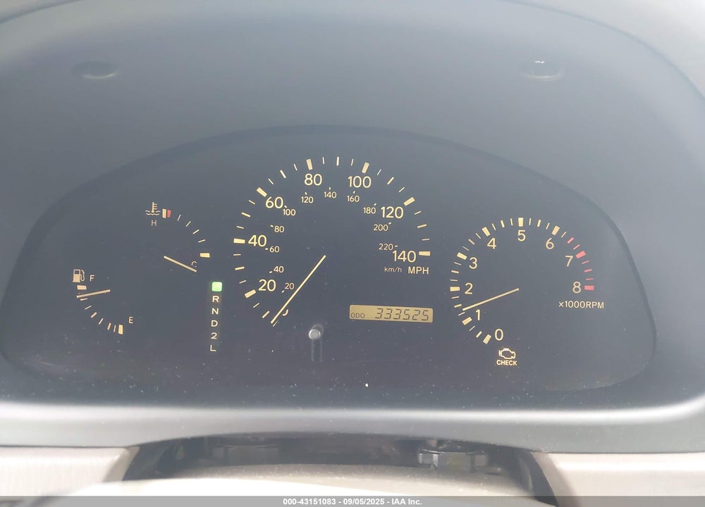 2000 LEXUS RX 300 VIN: JT6HF10U8Y0127723