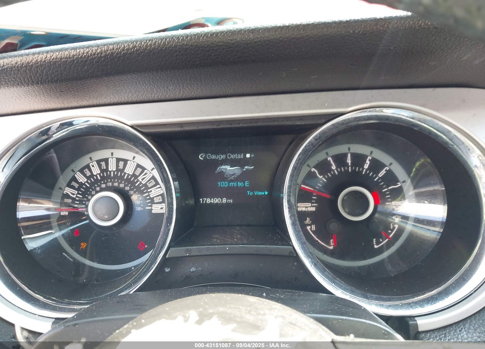 2013 FORD MUSTANG V6 PREMIUM VIN: 1ZVBP8EM6D5227133