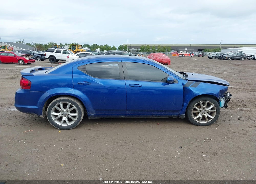 2013 DODGE AVENGER VIN: 1C3CDZBG5DN632439