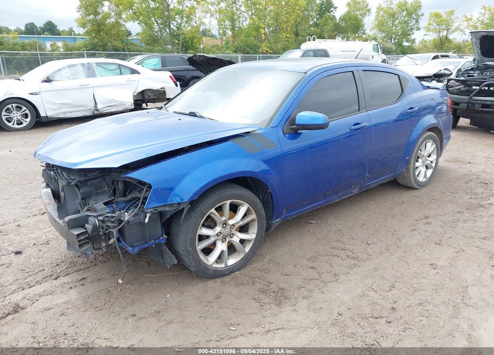 2013 DODGE AVENGER VIN: 1C3CDZBG5DN632439