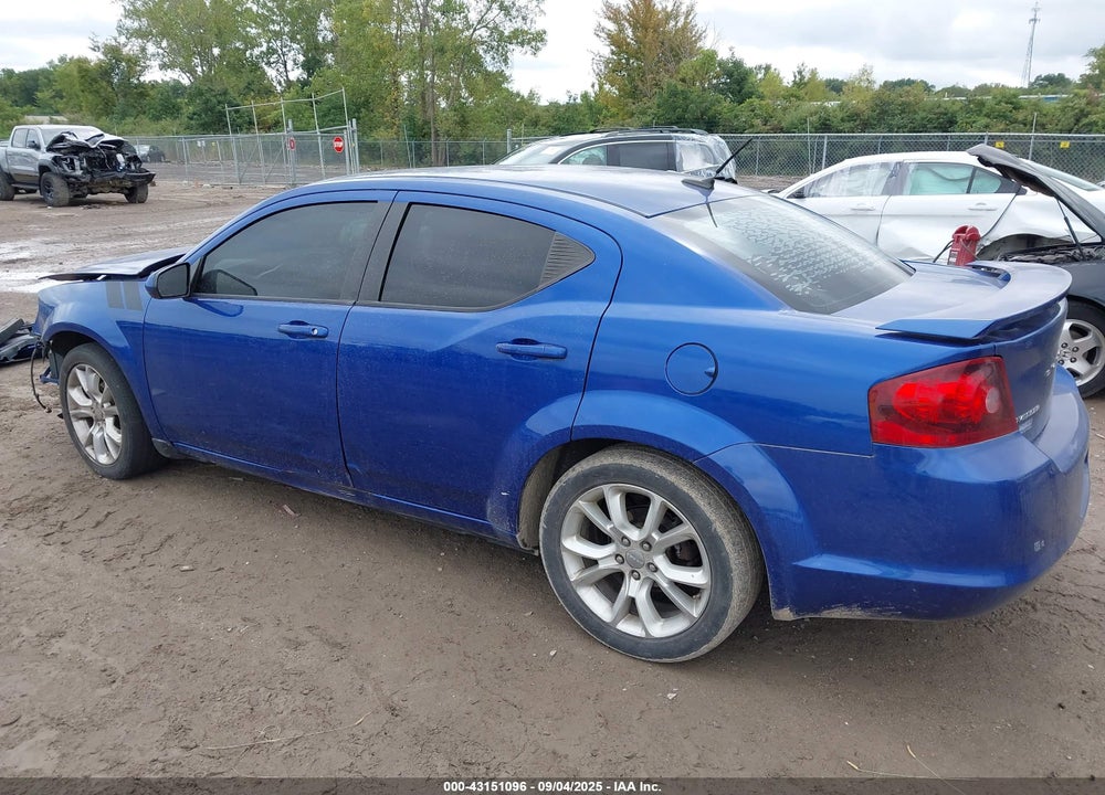 2013 DODGE AVENGER VIN: 1C3CDZBG5DN632439