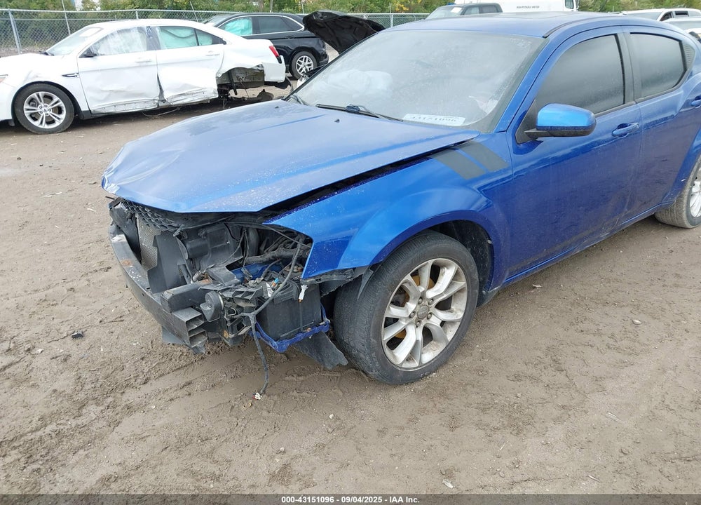 2013 DODGE AVENGER VIN: 1C3CDZBG5DN632439