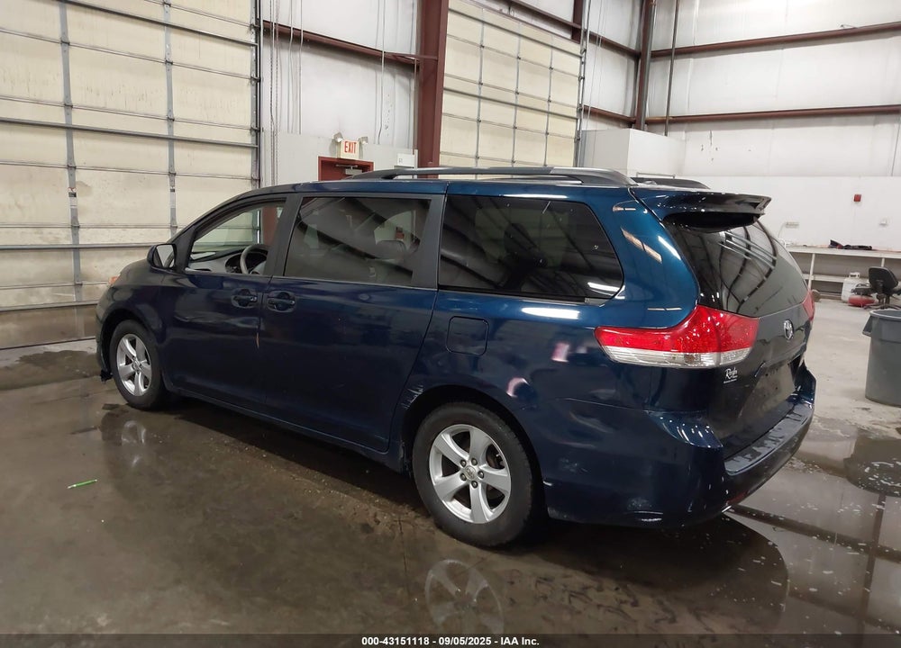 2011 TOYOTA SIENNA LE V6 VIN: 5TDKK3DC5BS019684