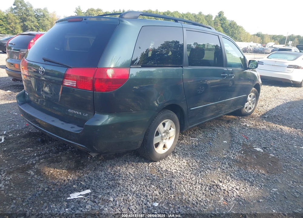 2004 TOYOTA SIENNA LE VIN: 5TDZA23C04S091943