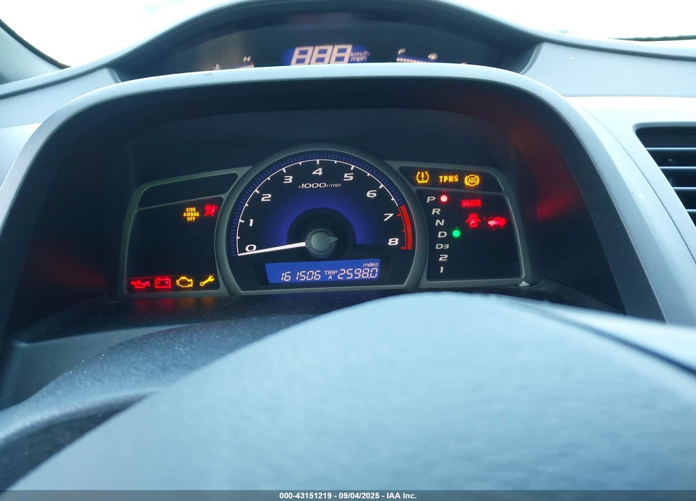 2008 HONDA CIVIC LX VIN: 1HGFA165X8L003936