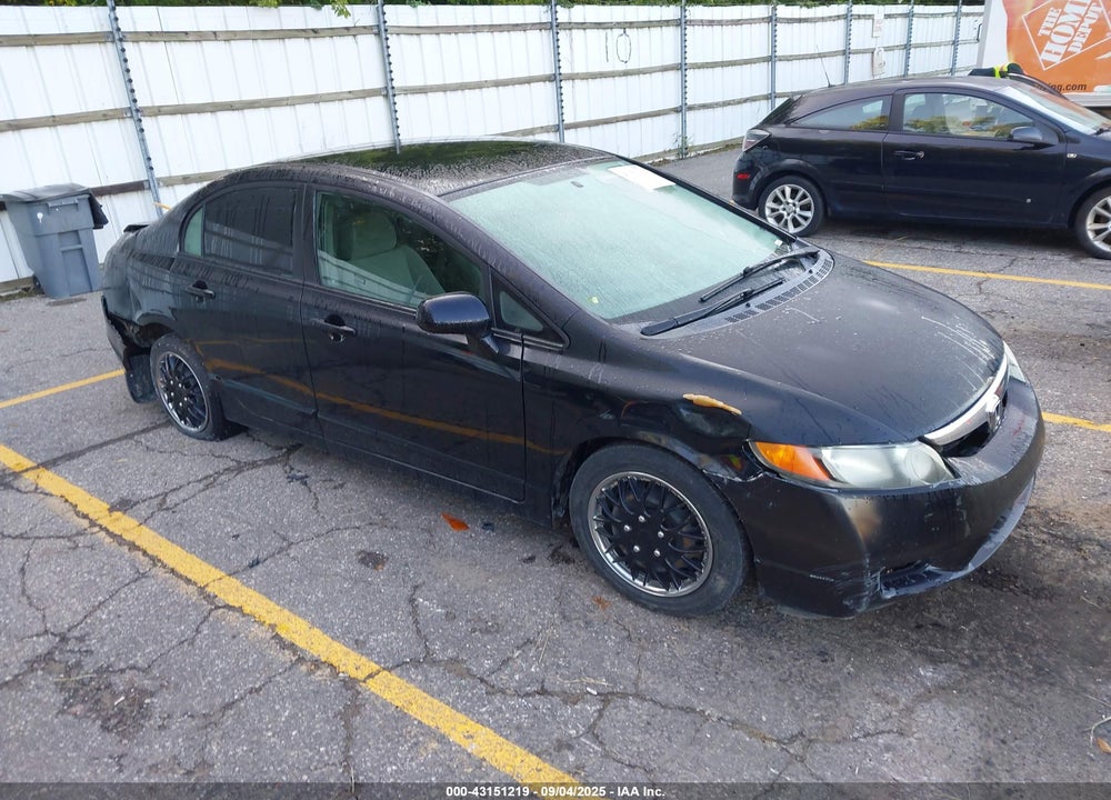 2008 HONDA CIVIC LX VIN: 1HGFA165X8L003936