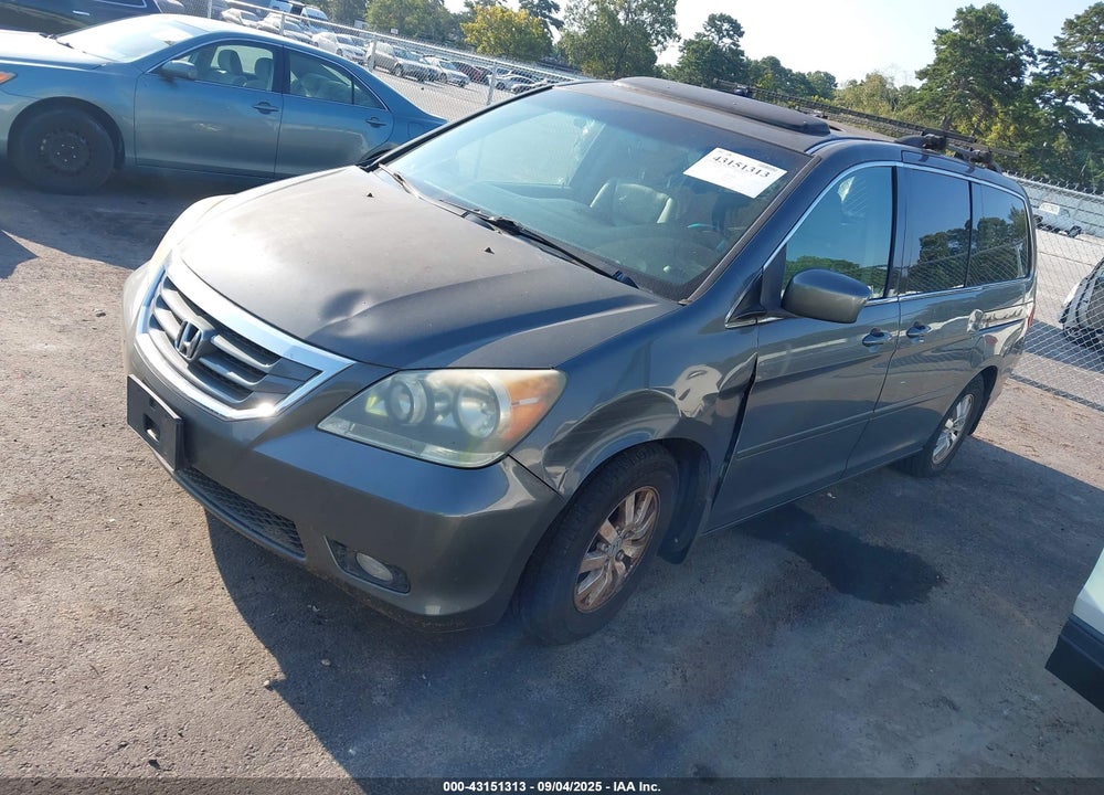 2008 HONDA ODYSSEY EX-L VIN: 5FNRL387X8B082821