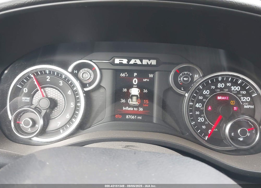2019 RAM 1500 VIN: 1C6RRFBG0KN646663