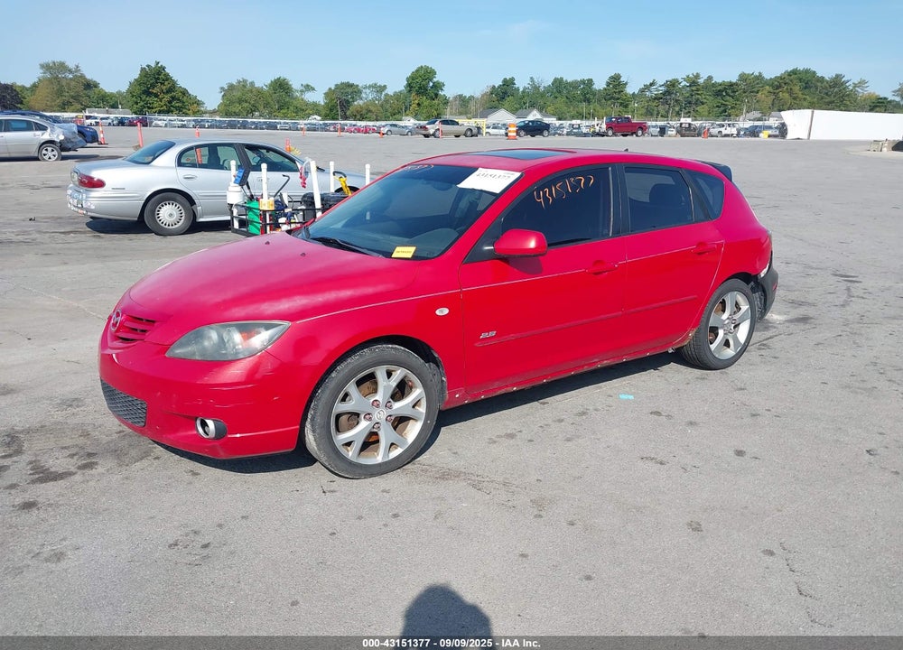 2005 MAZDA 3 S VIN: JM1BK343151229037