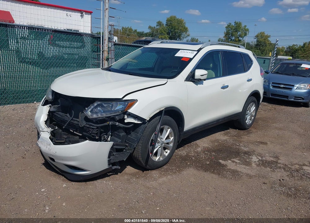 2016 NISSAN ROGUE VIN: 5N1AT2MV9GC886238