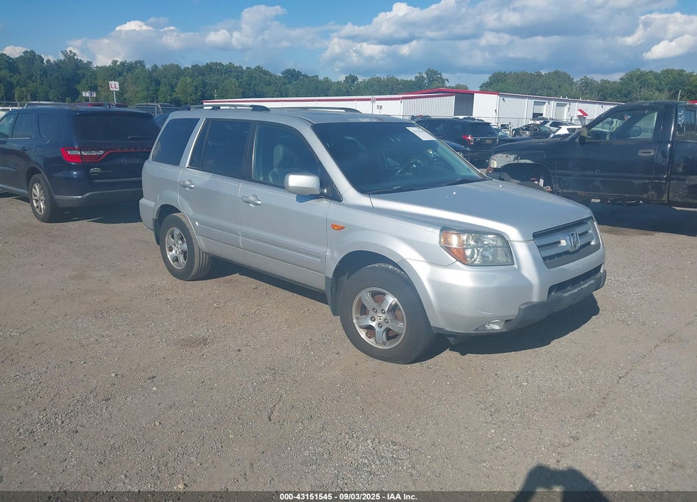2006 HONDA PILOT EX-L VIN: 5FNYF18666B018674