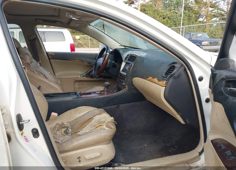 2008 LEXUS IS 250 VIN: JTHBK262282060741
