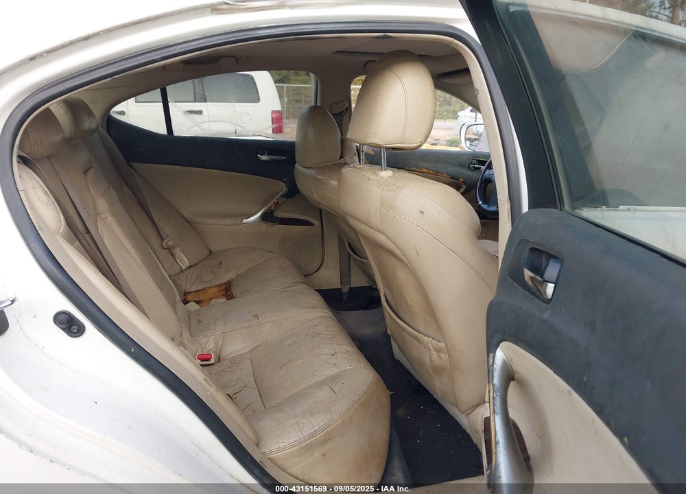 2008 LEXUS IS 250 VIN: JTHBK262282060741