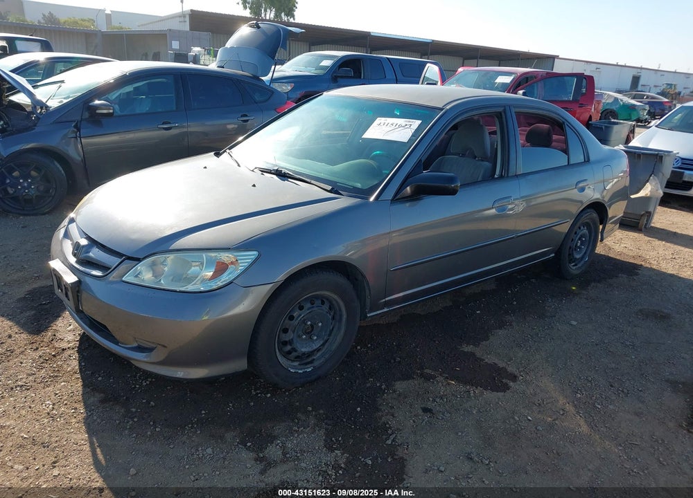 2004 HONDA CIVIC LX VIN: 2HGES16584H633552