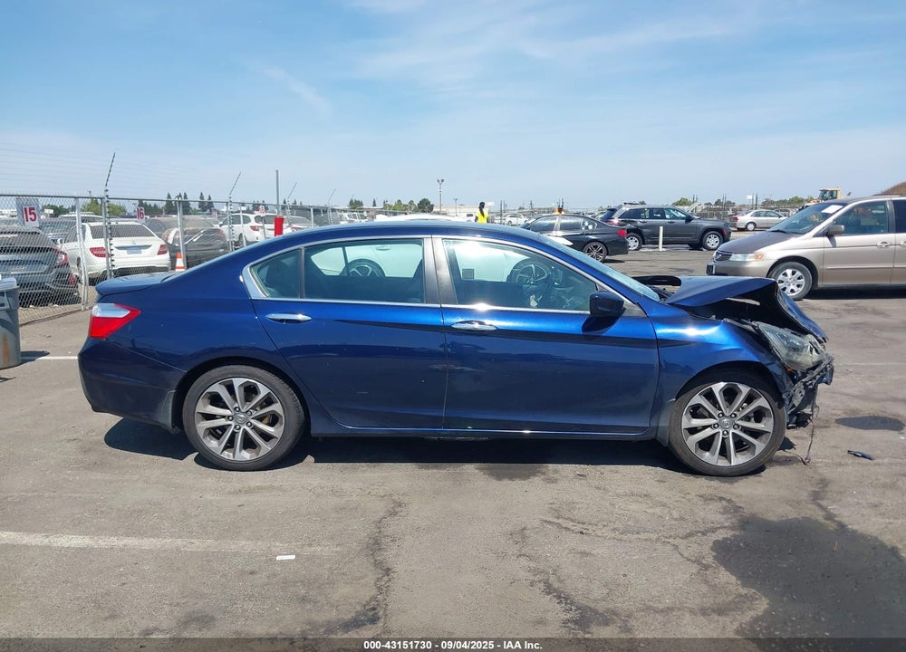 2013 HONDA ACCORD VIN: 1HGCR2F58DA229271