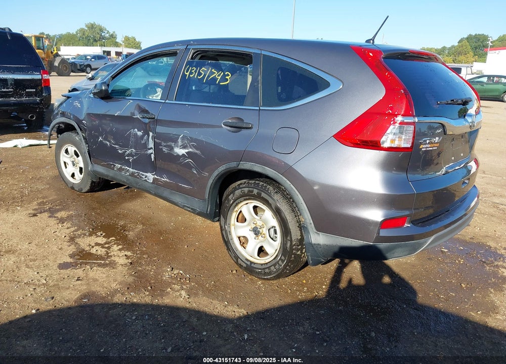 2015 HONDA CR-V LX VIN: 5J6RM4H38FL077878