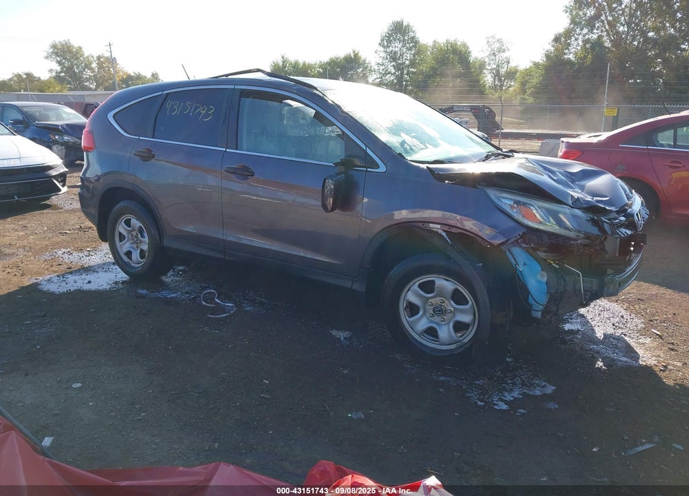 2015 HONDA CR-V LX VIN: 5J6RM4H38FL077878