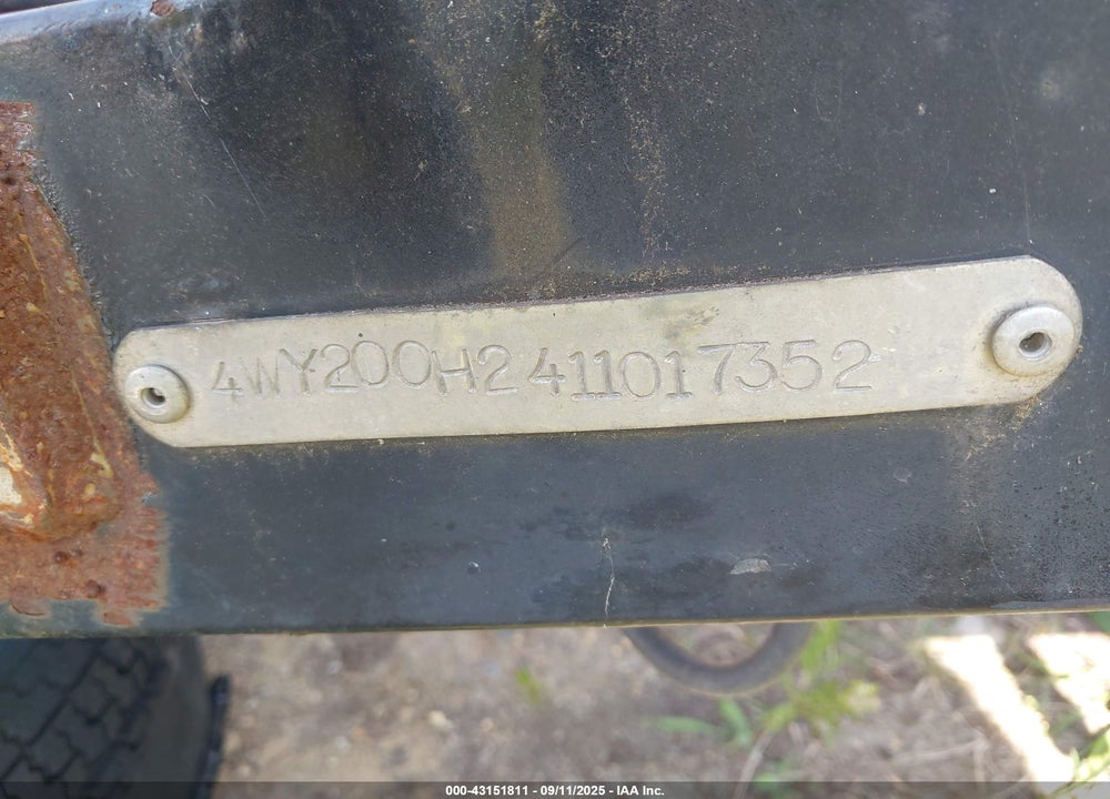 2001 R-VISION OTHER VIN: 4WY200H2411017352
