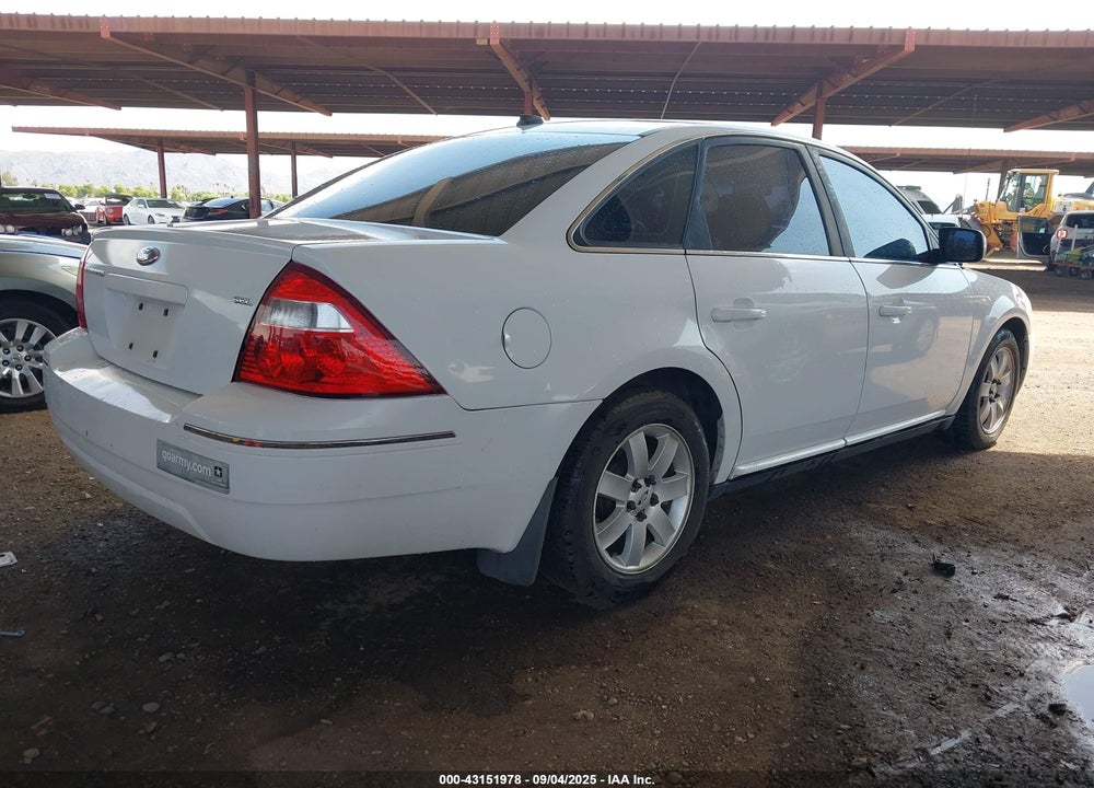 2007 FORD FIVE HUNDRED SEL VIN: 1FAFP24187G121077