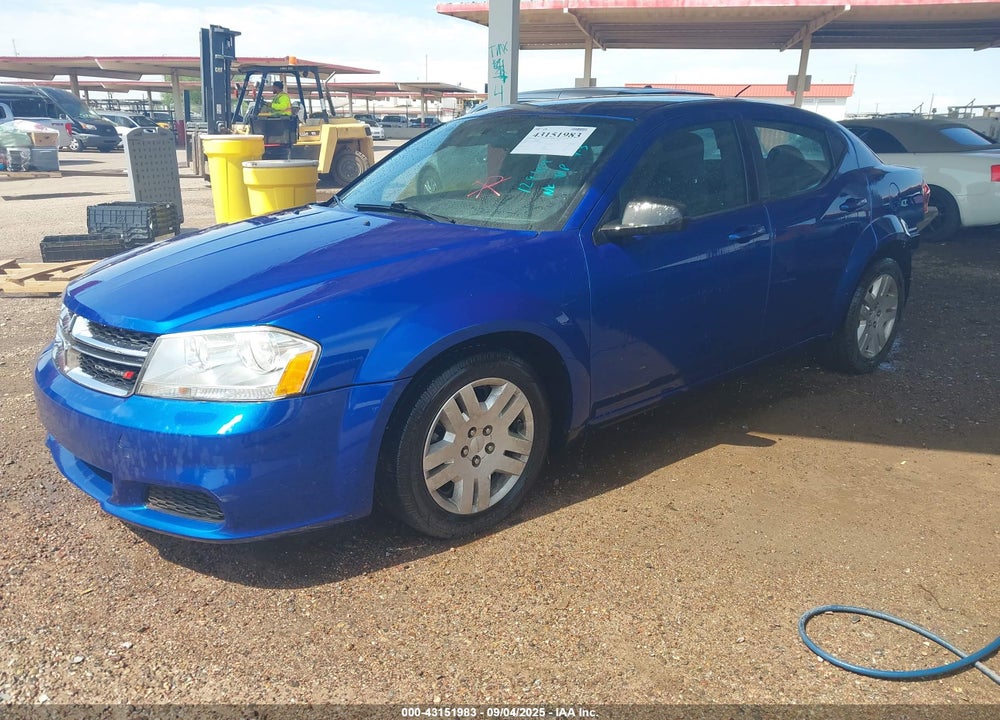 2014 DODGE AVENGER VIN: 1C3CDZAB6EN129459