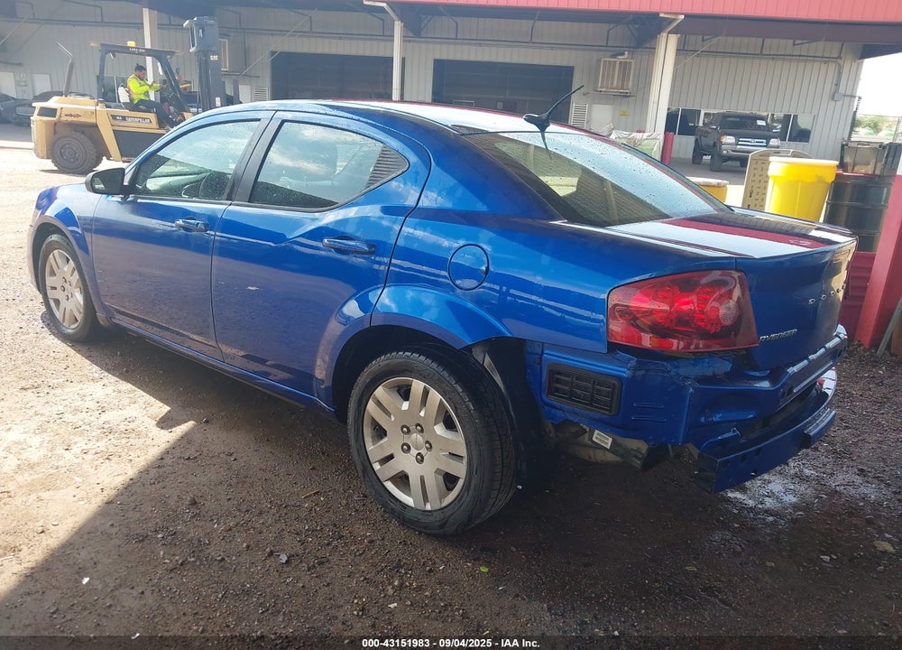 2014 DODGE AVENGER VIN: 1C3CDZAB6EN129459