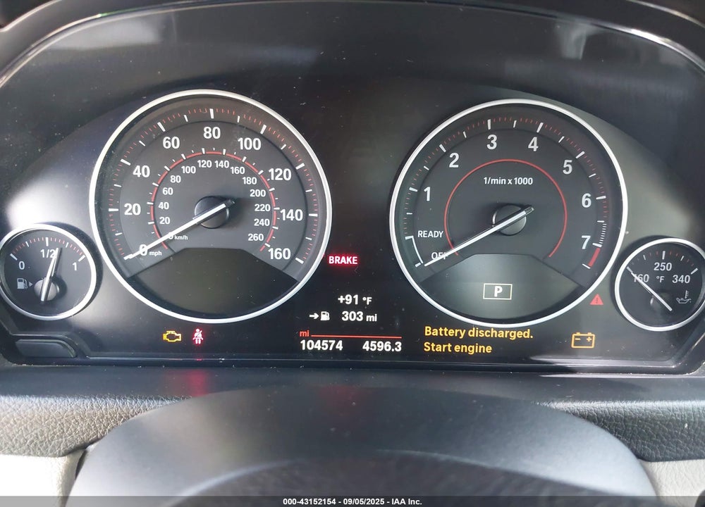 2016 BMW 3 SERIES VIN: WBA8E9G57GNT42582