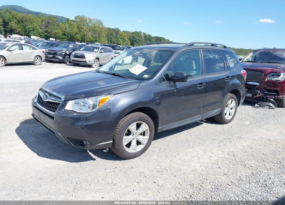 2016 SUBARU FORESTER VIN: JF2SJAFC2GH417081
