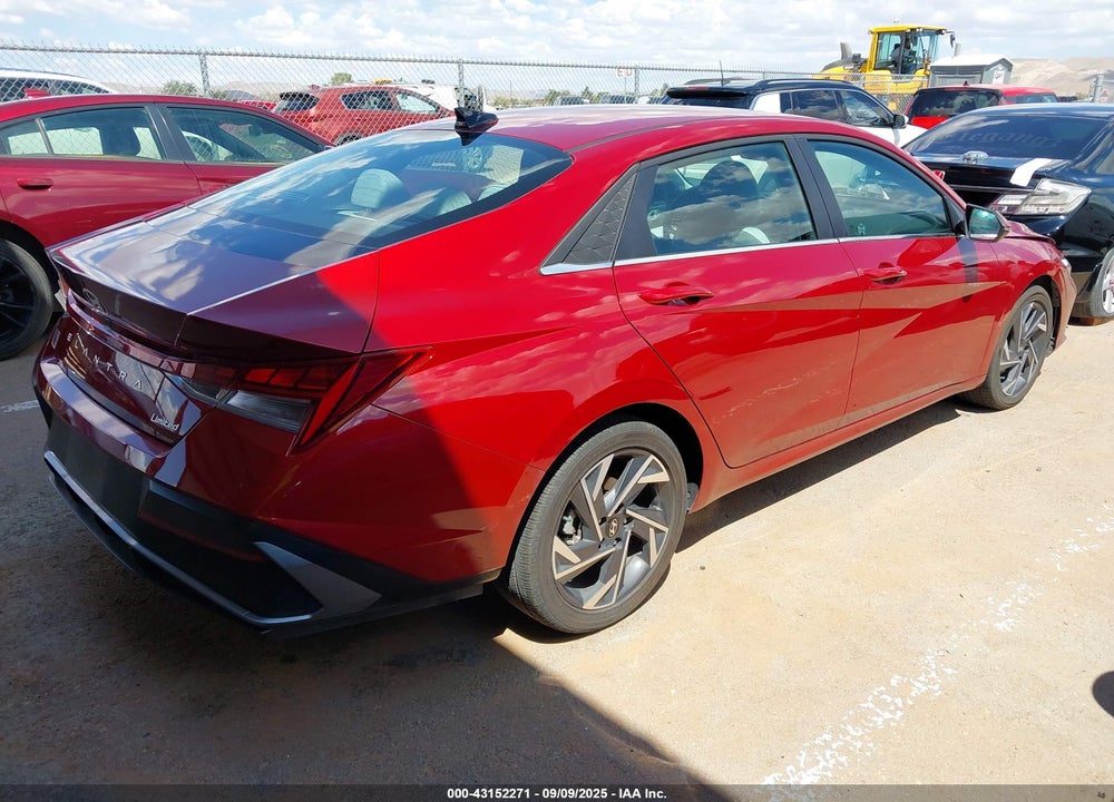 2025 HYUNDAI ELANTRA LIMITED VIN: KMHLP4DG9SU961260