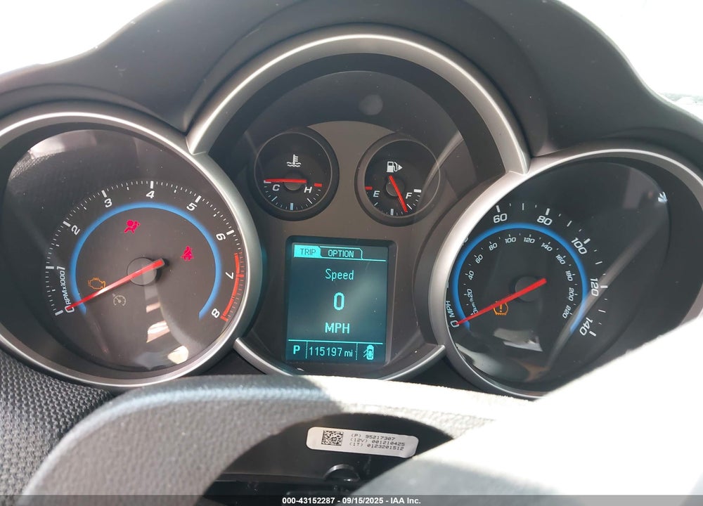 2015 CHEVROLET CRUZE VIN: 1G1PC5SB8F7179513
