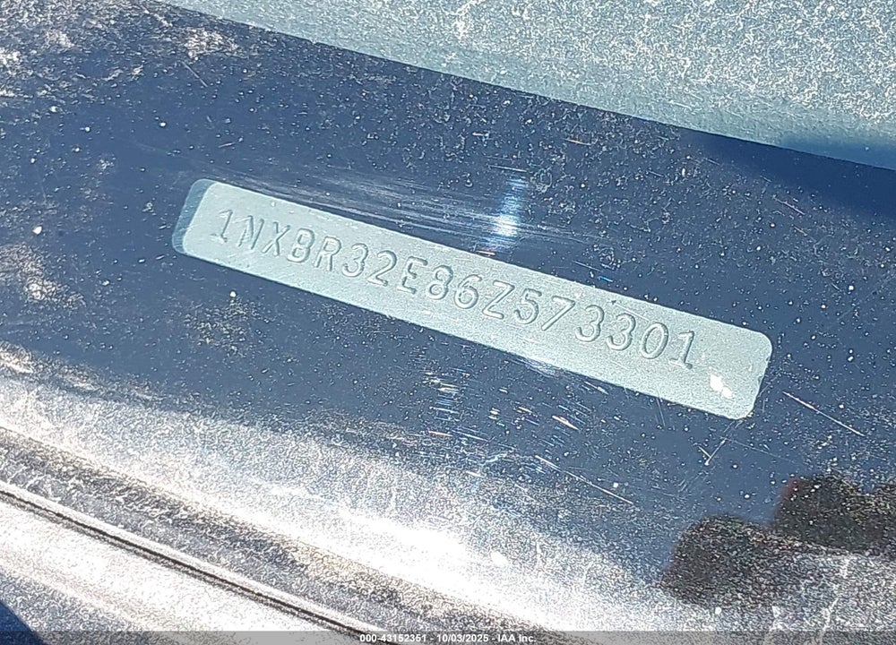 2006 TOYOTA COROLLA CE/LE/S VIN: 1NXBR32E86Z573301