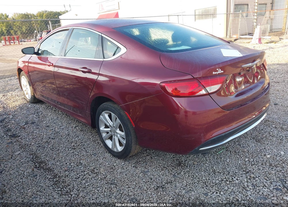 2016 CHRYSLER 200 LIMITED VIN: 1C3CCCAB2GN172196