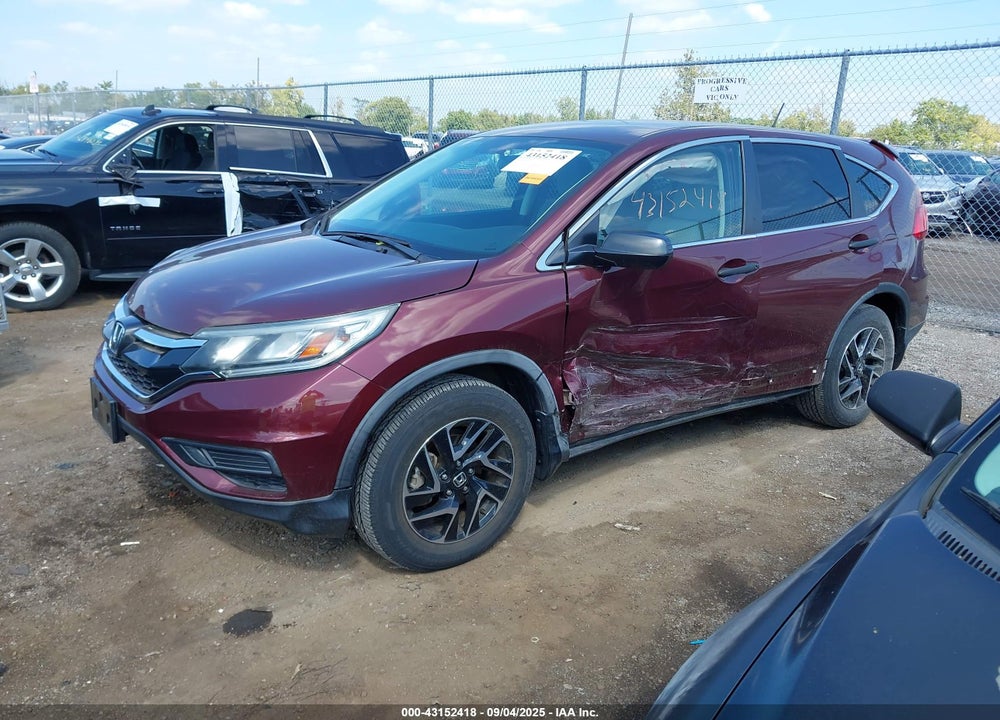 2016 HONDA CR-V VIN: 5J6RM4H41GL075884