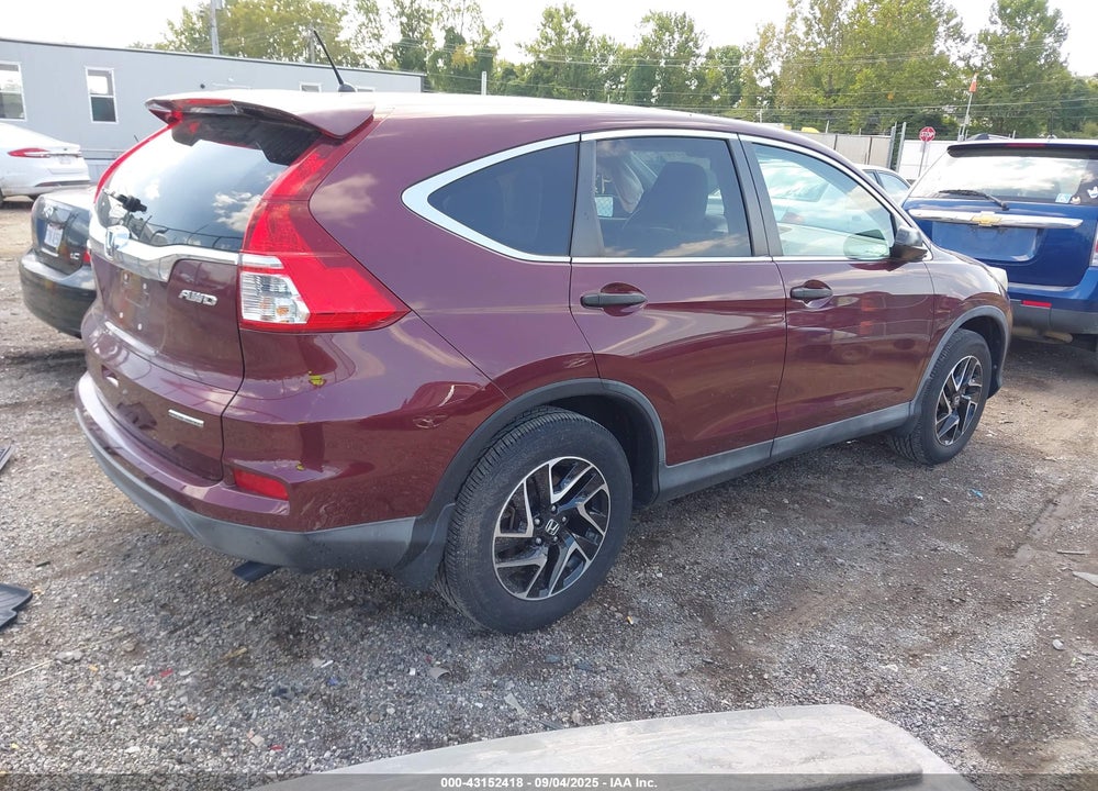 2016 HONDA CR-V VIN: 5J6RM4H41GL075884
