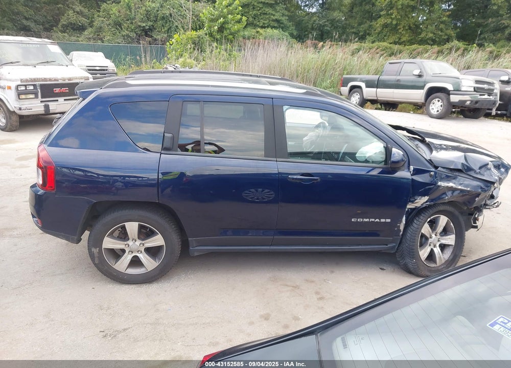 2016 JEEP COMPASS VIN: 1C4NJDEB8GD764802