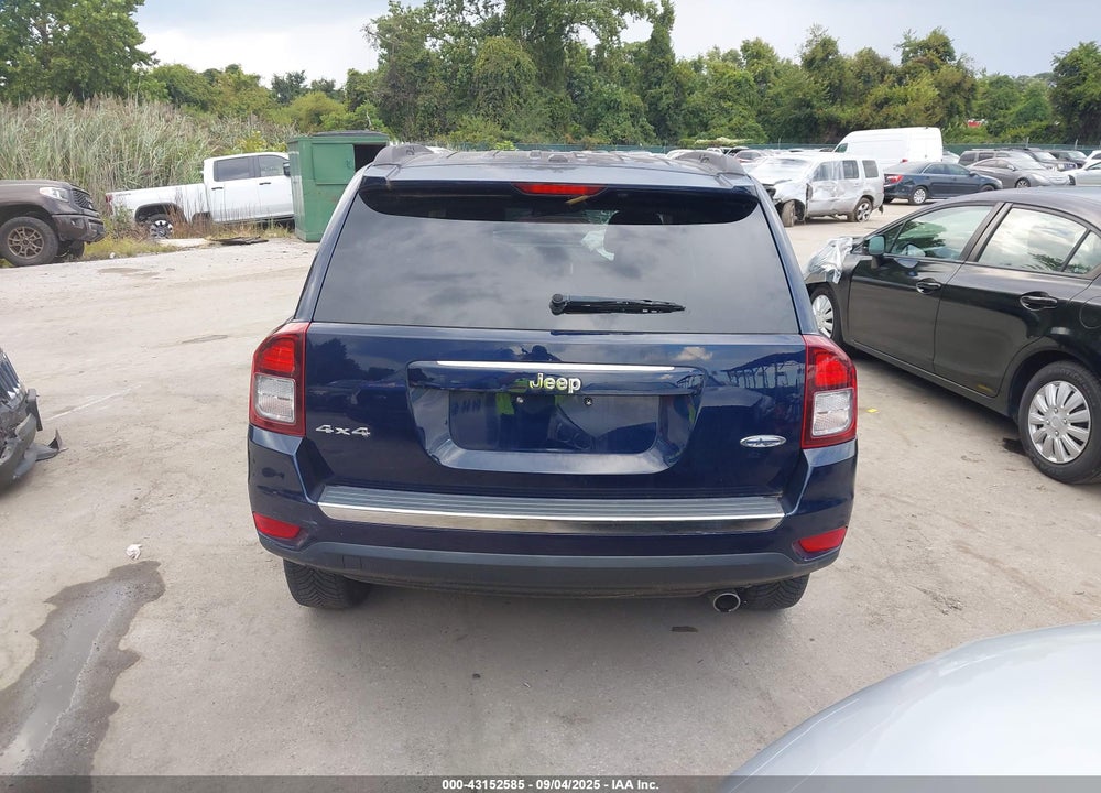 2016 JEEP COMPASS VIN: 1C4NJDEB8GD764802