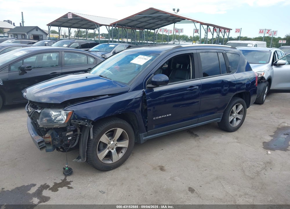 2016 JEEP COMPASS VIN: 1C4NJDEB8GD764802
