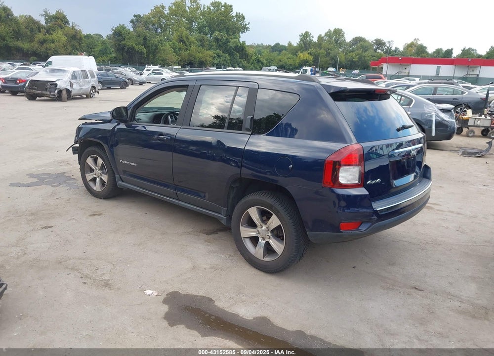 2016 JEEP COMPASS VIN: 1C4NJDEB8GD764802